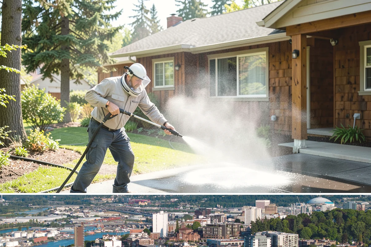 Algae Removal in Tacoma, Pierce County, WA - Clear algae in spring or summer to remove the heavy growth that builds during the shaded, wet months.