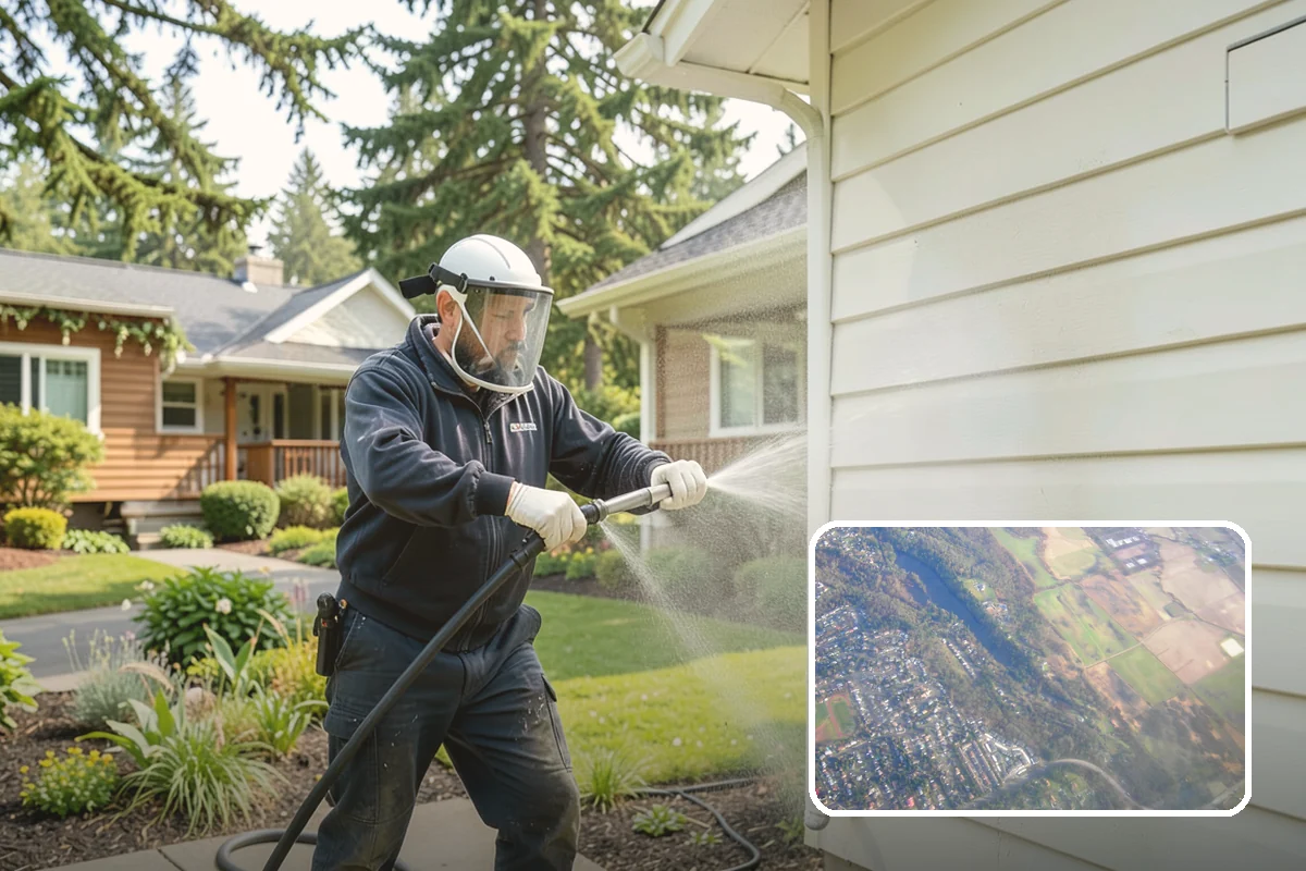 Aluminum Cleaning in Algona, King County, WA - Cuts chalky oxidation from aluminum surfaces