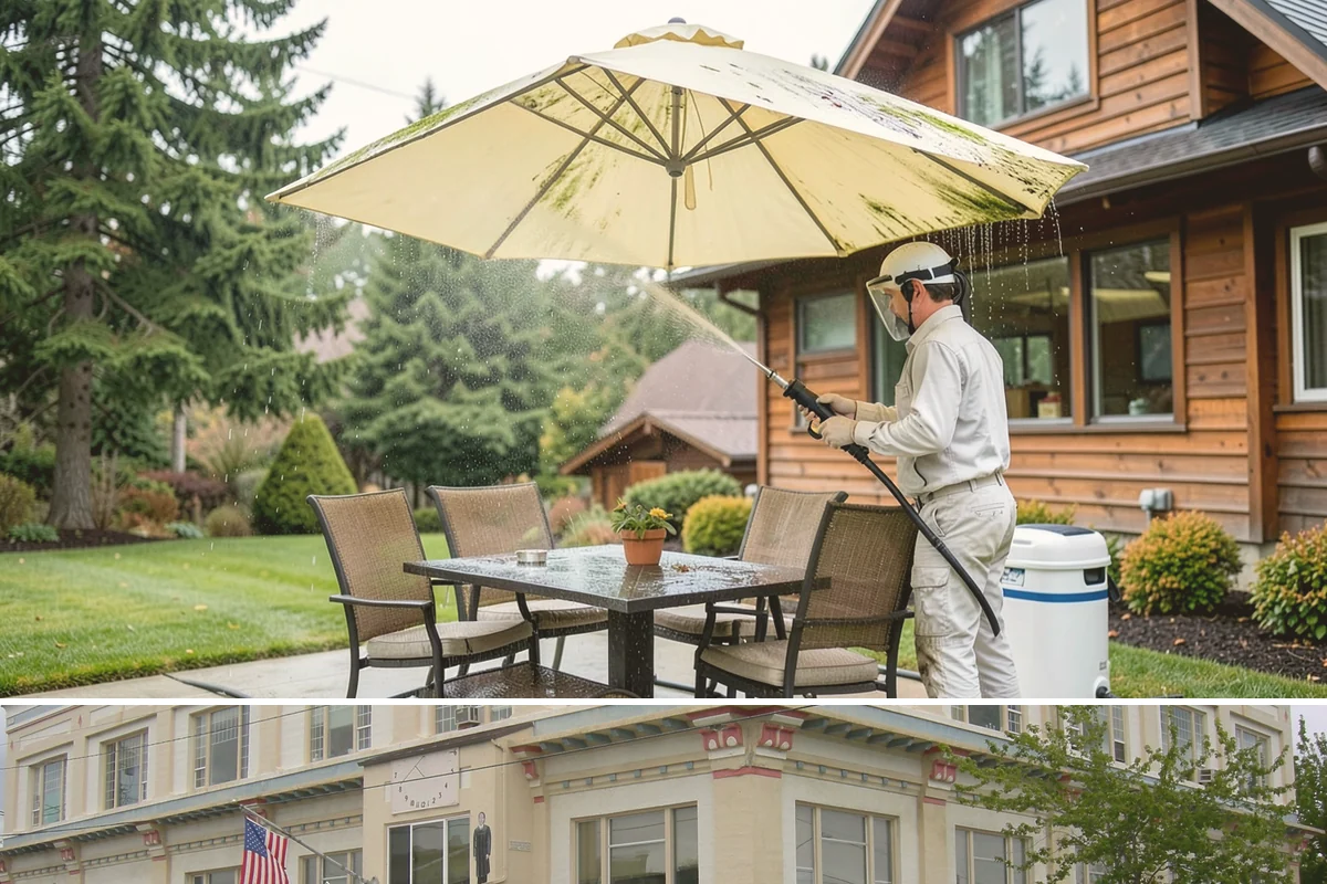 Aluminum Cleaning in Anacortes, Skagit County, WA - Clean aluminum in spring or summer to remove the oxidation and streaking that accumulate through the wet season.