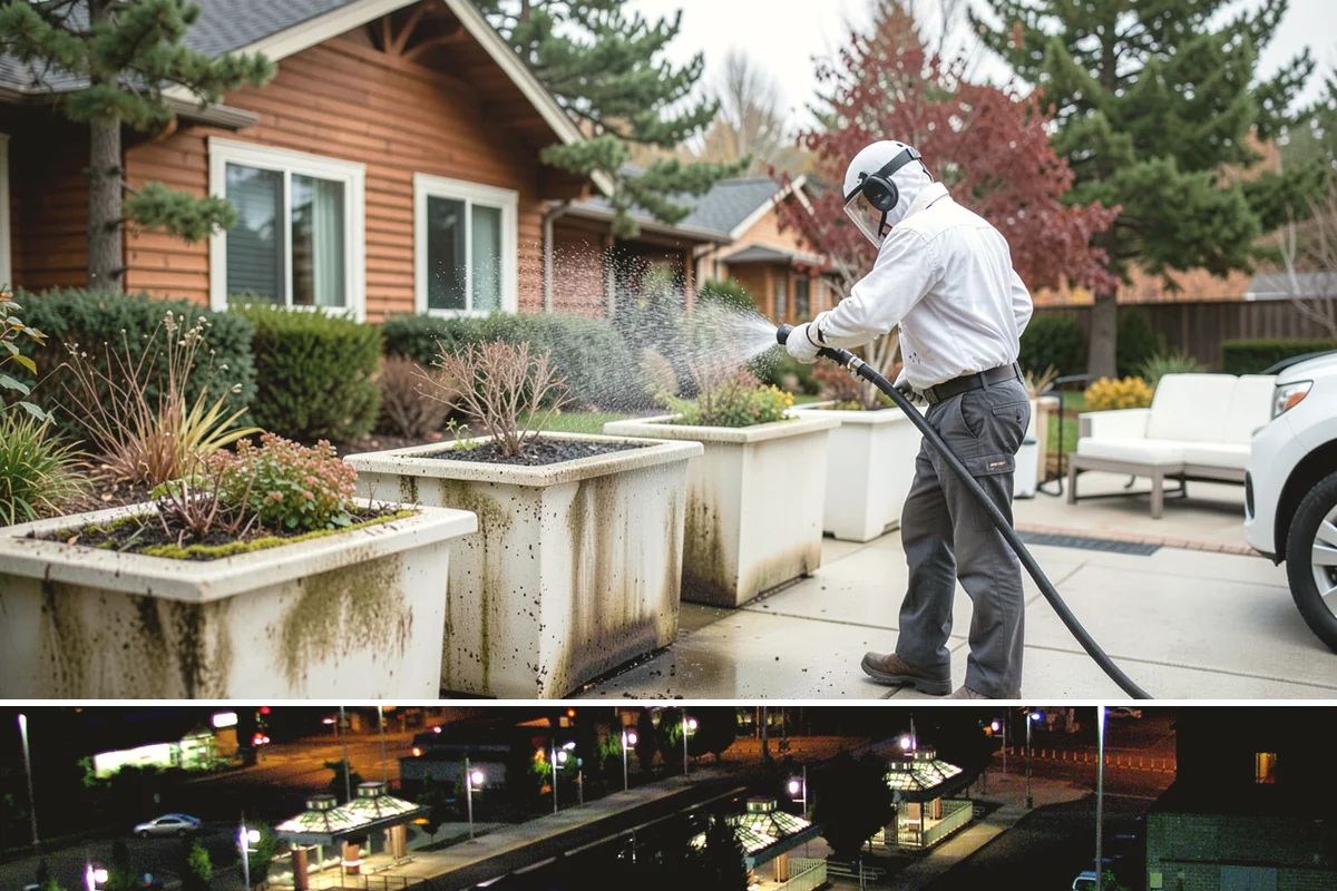 Aluminum Cleaning in Auburn, King County, WA - Clean aluminum in spring or summer to remove the oxidation and streaking that accumulate through the wet season.