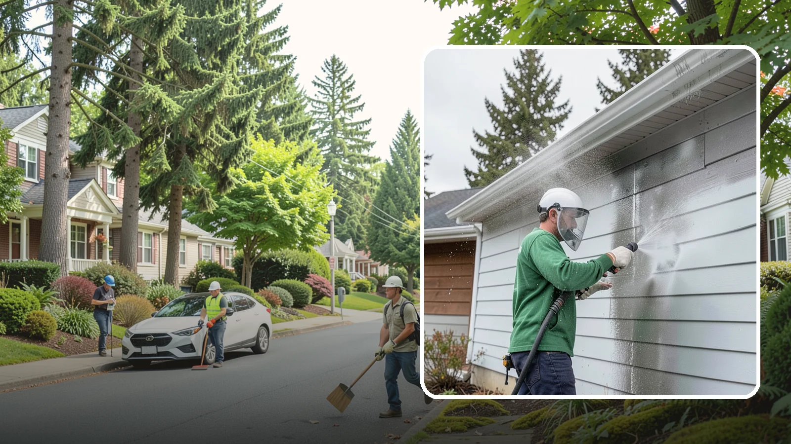 Aluminum Cleaning in Beaux Arts Village, King County, WA - Specialized cleaning of aluminum siding, gutters, and fixtures that removes oxidation chalk and staining safely.