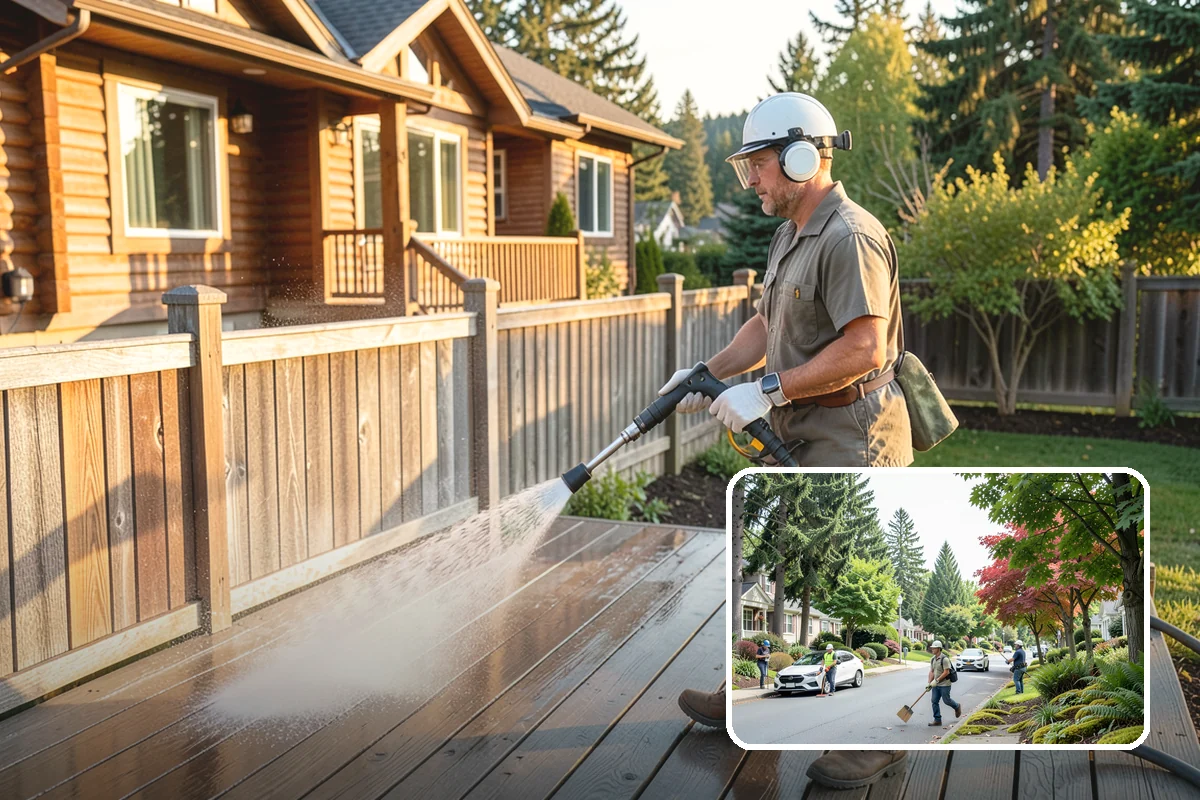 Aluminum Cleaning in Beaux Arts Village, King County, WA - Cuts chalky oxidation from aluminum surfaces