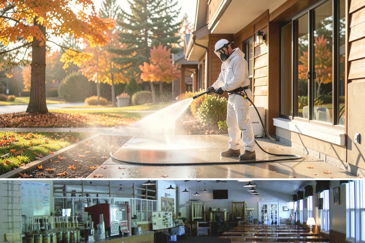 Aluminum Cleaning in Black Diamond, King County, WA - Clean aluminum in spring or summer to remove the oxidation and streaking that accumulate through the wet season.