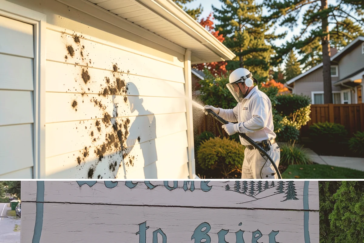 Aluminum Cleaning in Brier, Snohomish County, WA - Clean aluminum in spring or summer to remove the oxidation and streaking that accumulate through the wet season.