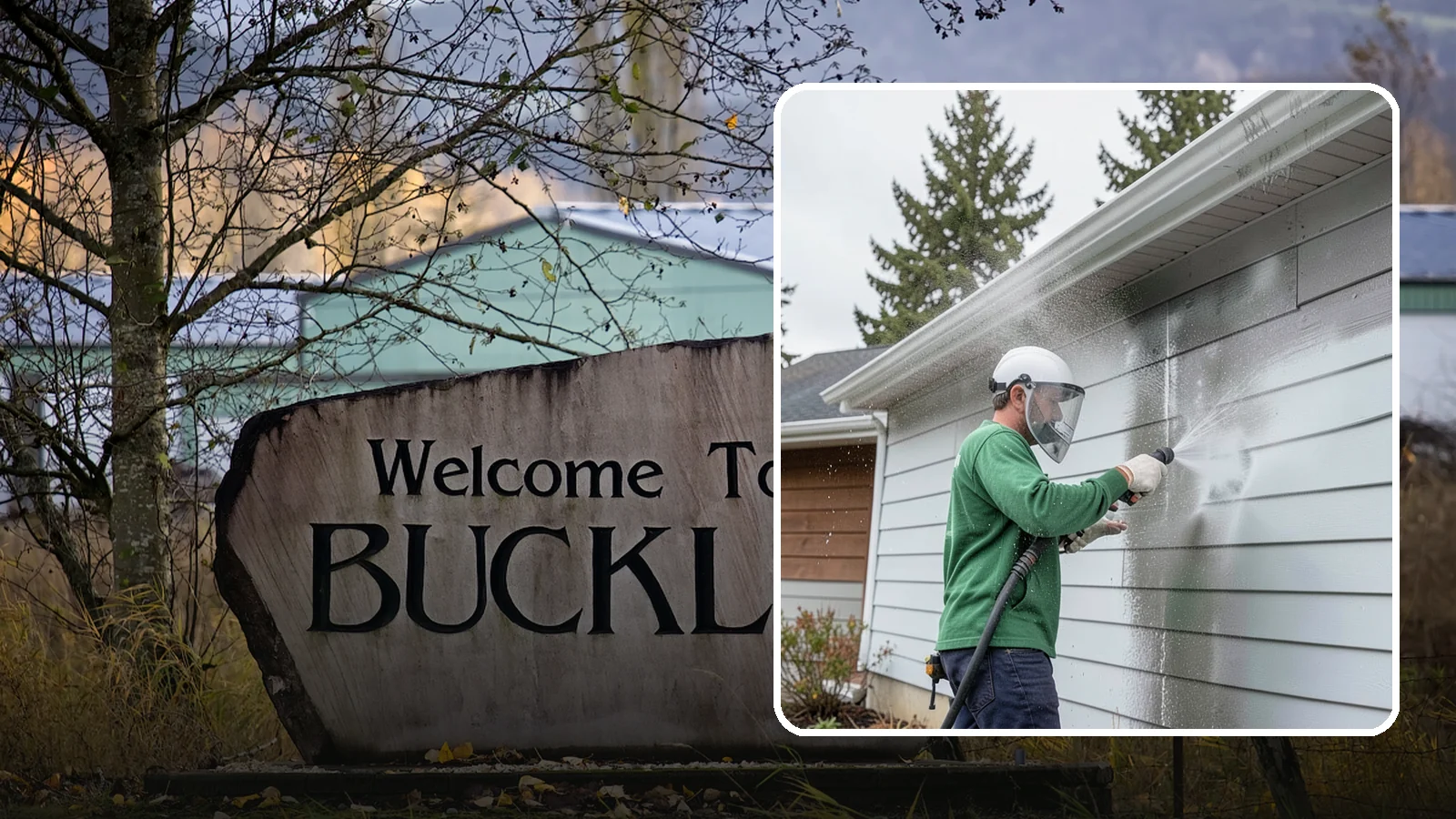Aluminum Cleaning in Buckley, Pierce County, WA - Specialized cleaning of aluminum siding, gutters, and fixtures that removes oxidation chalk and staining safely.