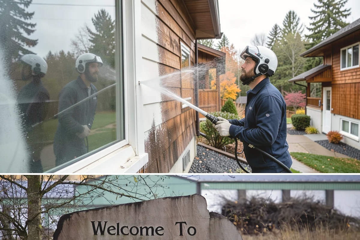 Aluminum Cleaning in Buckley, Pierce County, WA - Clean aluminum in spring or summer to remove the oxidation and streaking that accumulate through the wet season.
