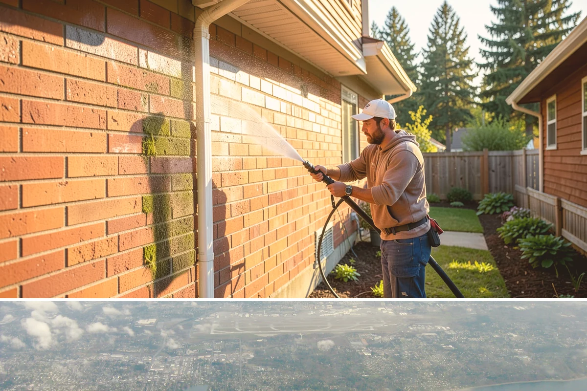 Aluminum Cleaning in Burien, King County, WA - Clean aluminum in spring or summer to remove the oxidation and streaking that accumulate through the wet season.