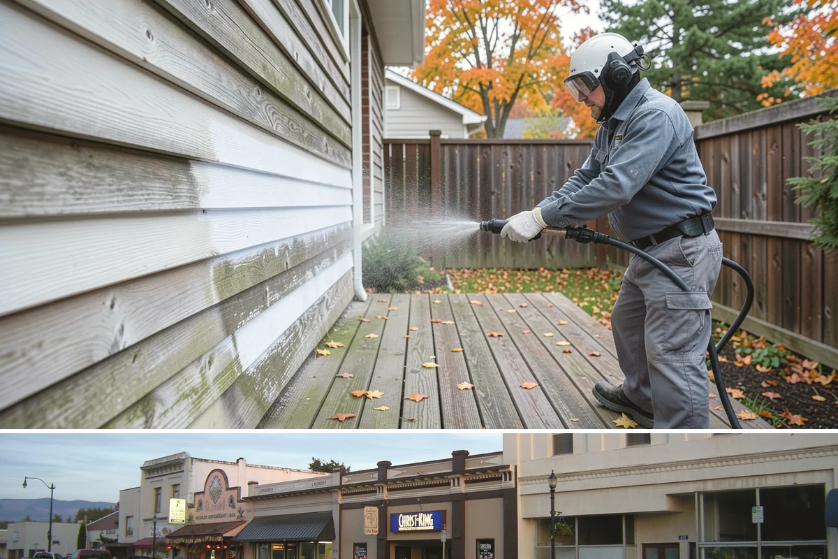 Aluminum Cleaning in Burlington, Skagit County, WA - Clean aluminum in spring or summer to remove the oxidation and streaking that accumulate through the wet season.