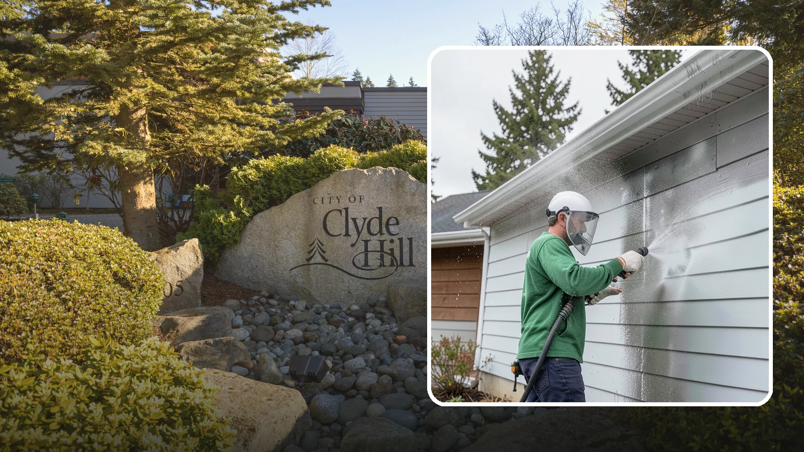 Aluminum Cleaning in Clyde Hill, King County, WA - Specialized cleaning of aluminum siding, gutters, and fixtures that removes oxidation chalk and staining safely.