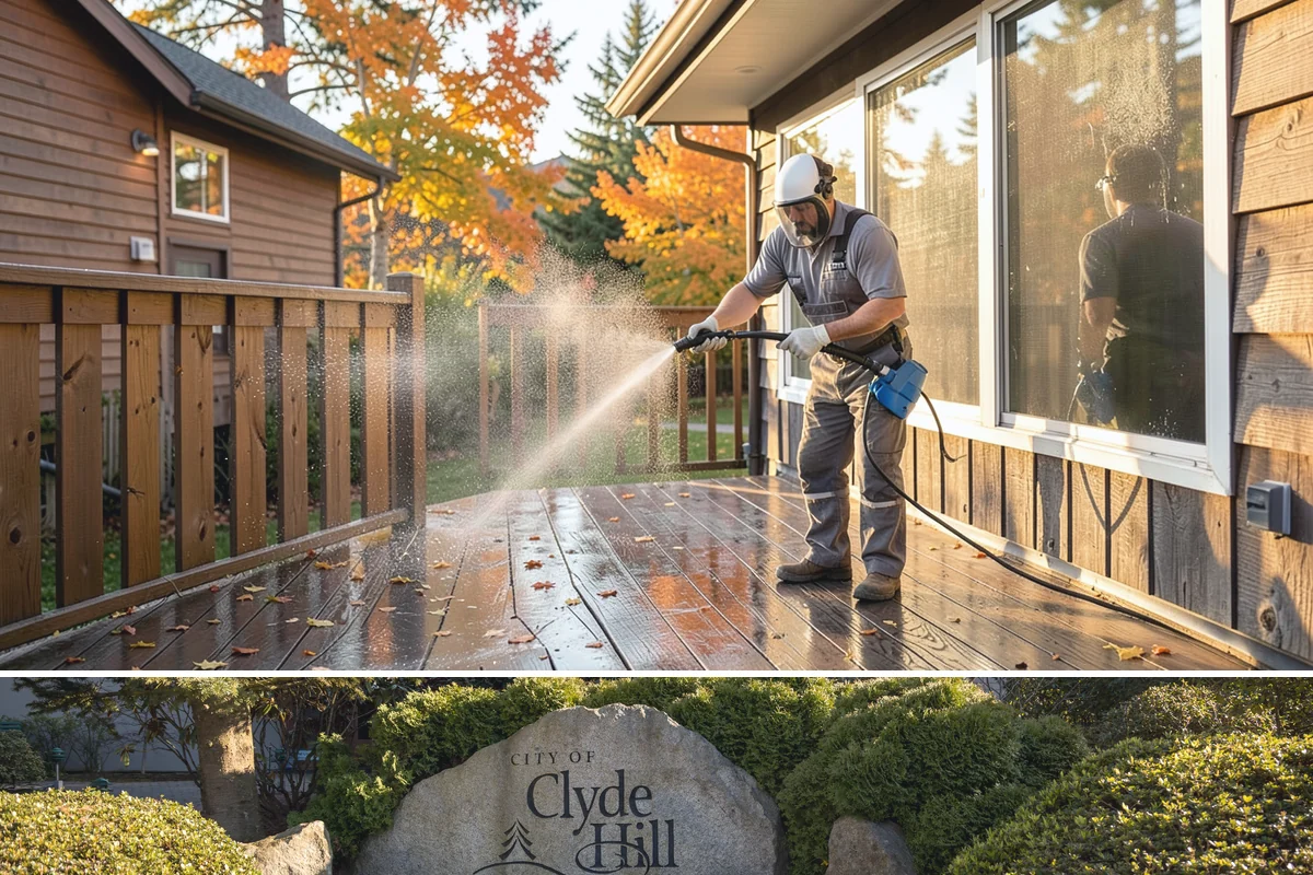Aluminum Cleaning in Clyde Hill, King County, WA - Clean aluminum in spring or summer to remove the oxidation and streaking that accumulate through the wet season.