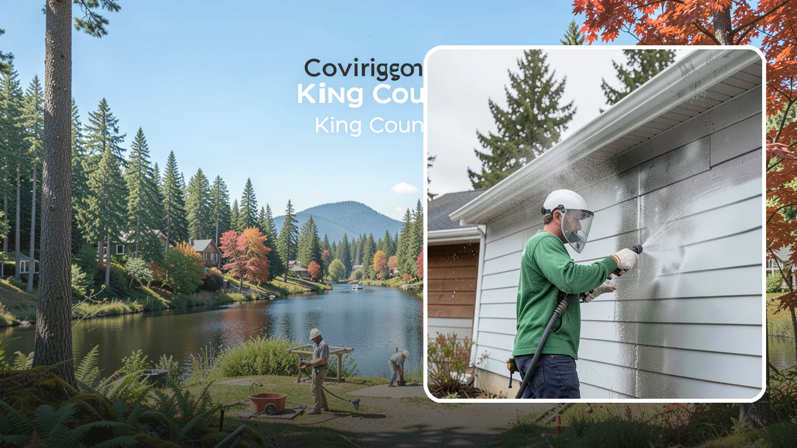 Aluminum Cleaning in Covington, King County, WA - Specialized cleaning of aluminum siding, gutters, and fixtures that removes oxidation chalk and staining safely.