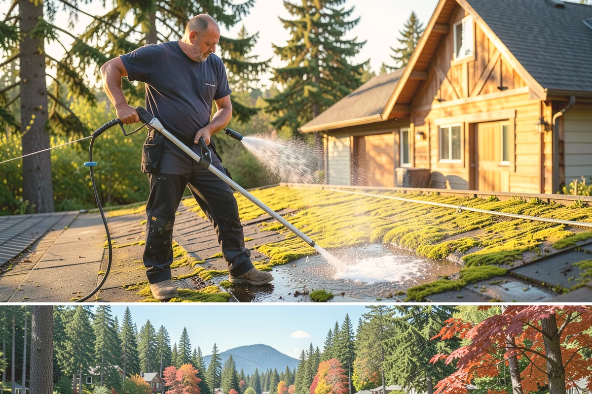 Aluminum Cleaning in Covington, King County, WA - Clean aluminum in spring or summer to remove the oxidation and streaking that accumulate through the wet season.