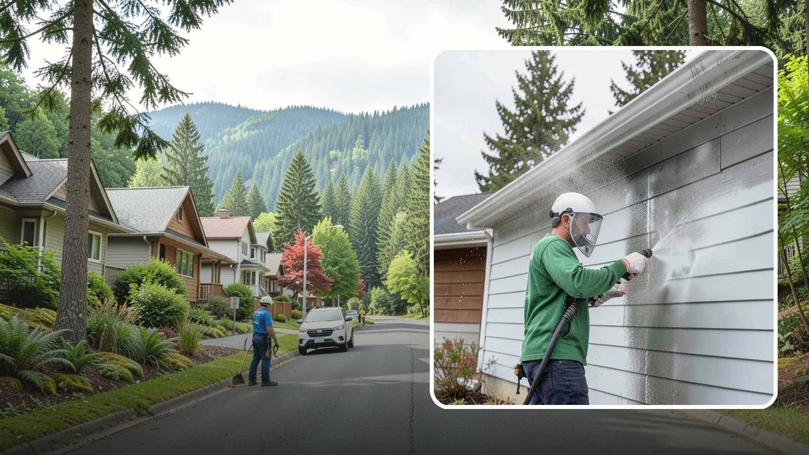Aluminum Cleaning in Darrington, Snohomish County, WA - Specialized cleaning of aluminum siding, gutters, and fixtures that removes oxidation chalk and staining safely.