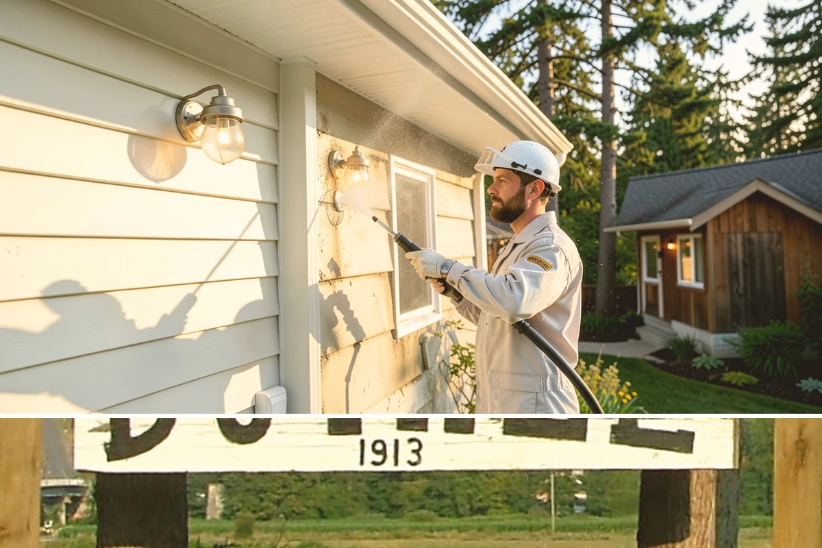 Aluminum Cleaning in Duvall, King County, WA - Clean aluminum in spring or summer to remove the oxidation and streaking that accumulate through the wet season.