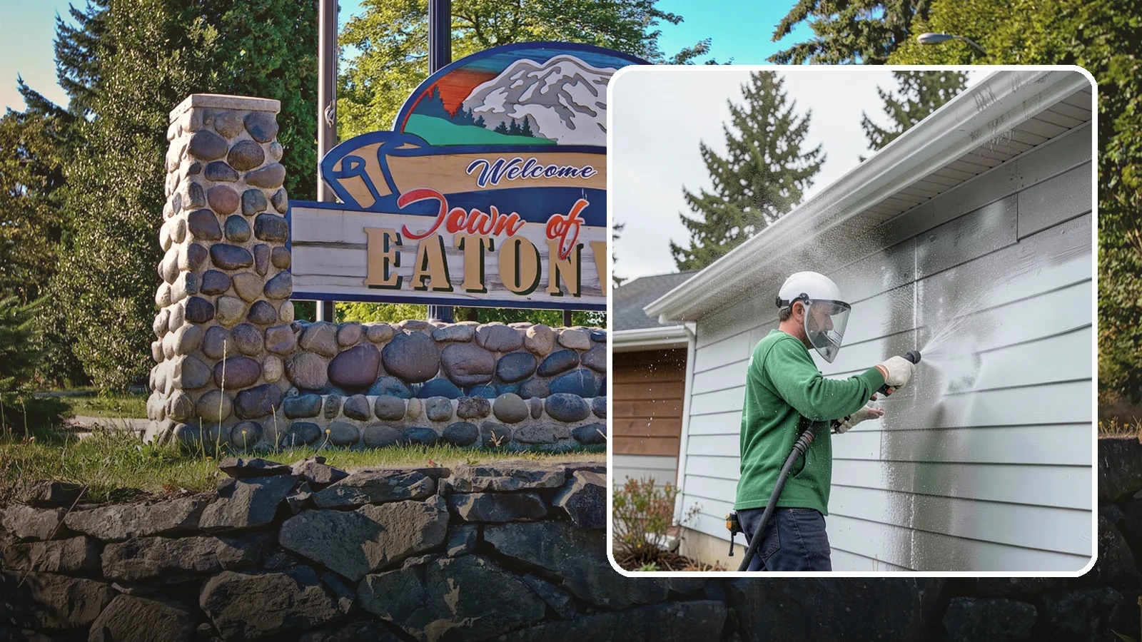 Aluminum Cleaning in Eatonville, Pierce County, WA - Specialized cleaning of aluminum siding, gutters, and fixtures that removes oxidation chalk and staining safely.