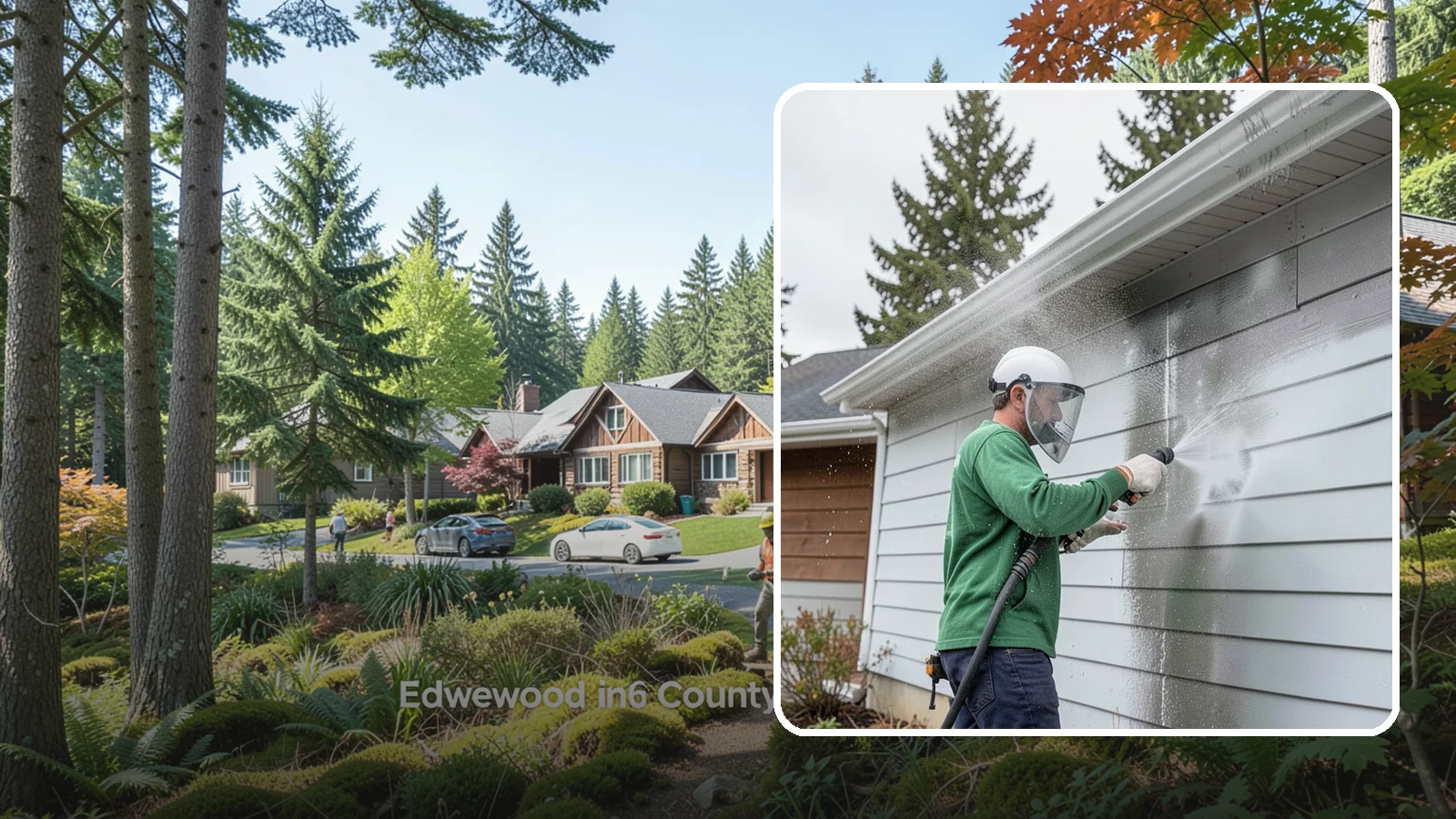 Aluminum Cleaning in Edgewood, Pierce County, WA - Specialized cleaning of aluminum siding, gutters, and fixtures that removes oxidation chalk and staining safely.