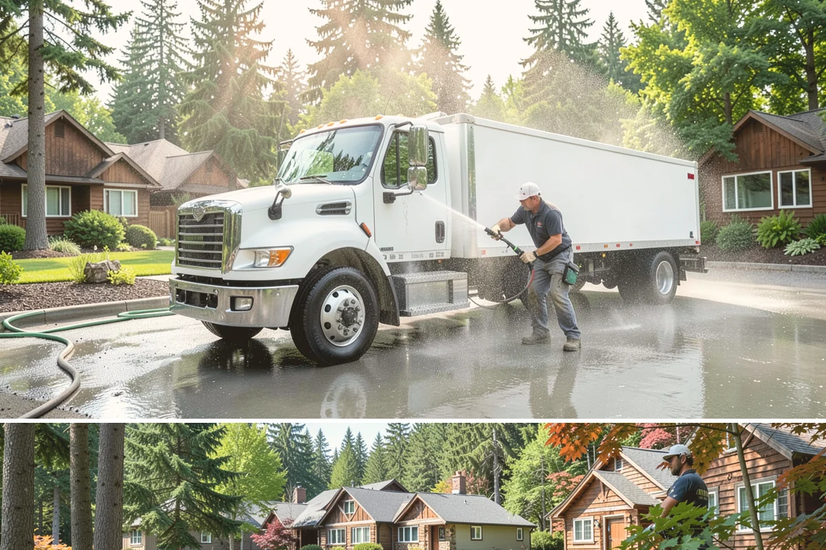 Aluminum Cleaning in Edgewood, Pierce County, WA - Clean aluminum in spring or summer to remove the oxidation and streaking that accumulate through the wet season.