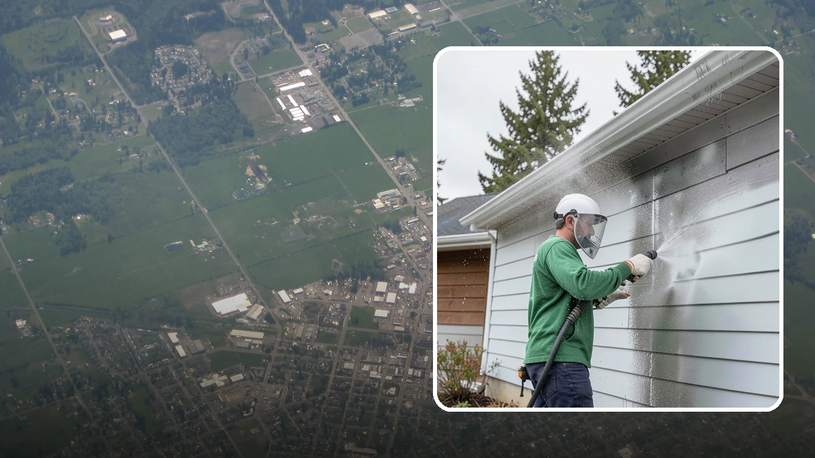 Aluminum Cleaning in Enumclaw, King County, WA - Specialized cleaning of aluminum siding, gutters, and fixtures that removes oxidation chalk and staining safely.