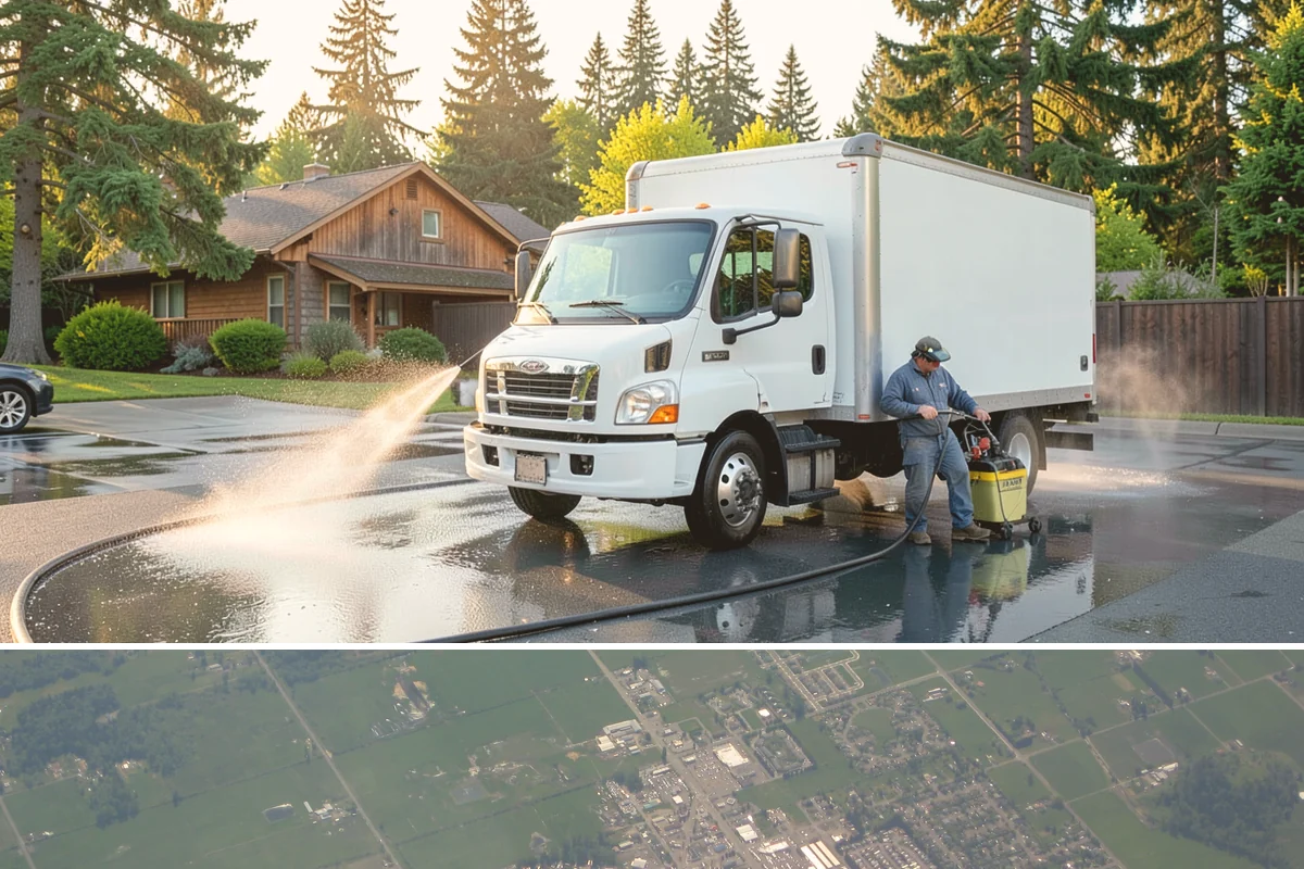 Aluminum Cleaning in Enumclaw, King County, WA - Clean aluminum in spring or summer to remove the oxidation and streaking that accumulate through the wet season.