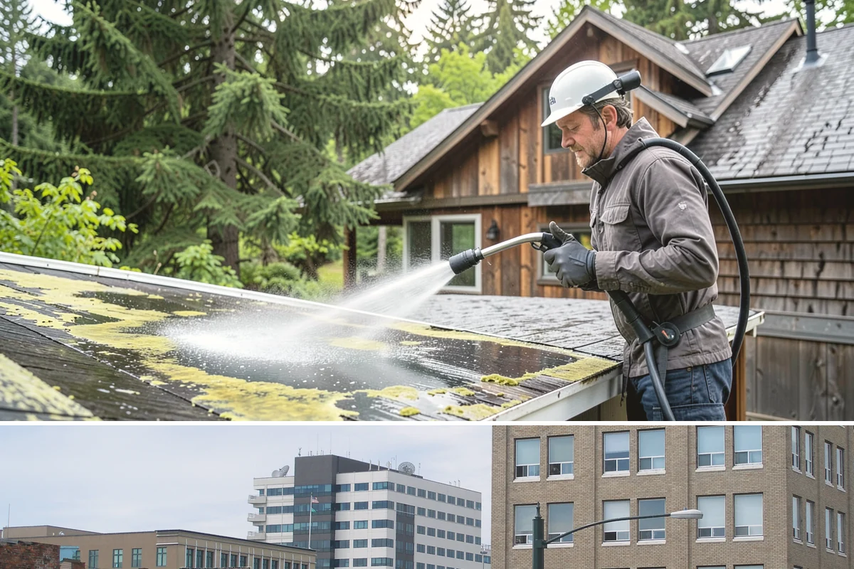 Aluminum Cleaning in Everett, Snohomish County, WA - Clean aluminum in spring or summer to remove the oxidation and streaking that accumulate through the wet season.