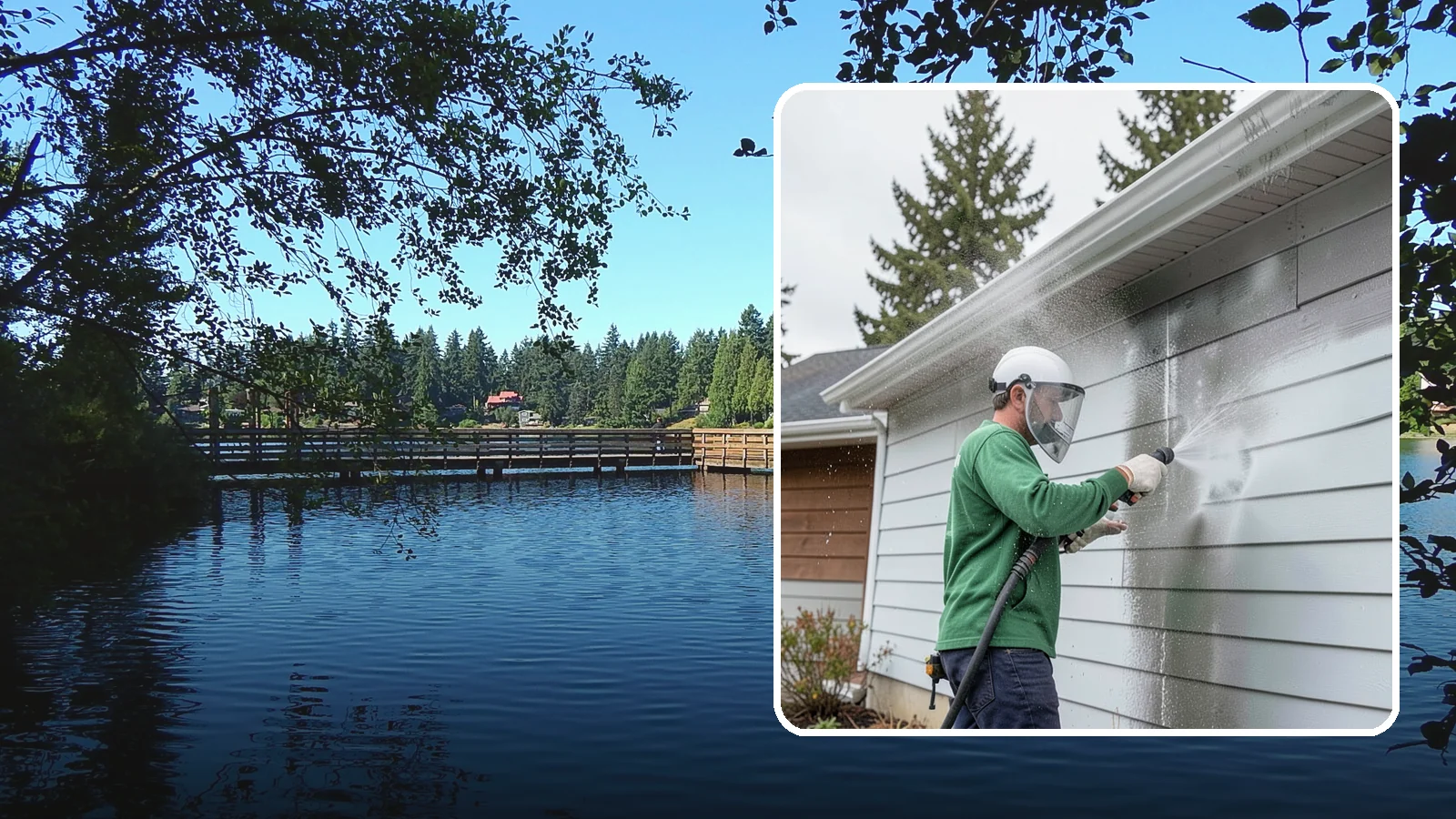 Aluminum Cleaning in Federal Way, King County, WA - Specialized cleaning of aluminum siding, gutters, and fixtures that removes oxidation chalk and staining safely.