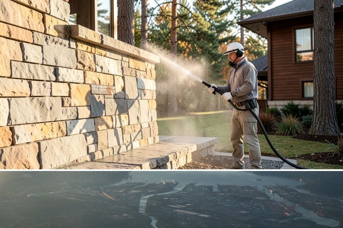 Aluminum Cleaning in Fife, Pierce County, WA - Clean aluminum in spring or summer to remove the oxidation and streaking that accumulate through the wet season.