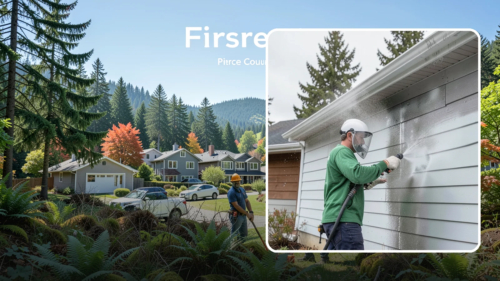 Aluminum Cleaning in Fircrest, Pierce County, WA - Specialized cleaning of aluminum siding, gutters, and fixtures that removes oxidation chalk and staining safely.