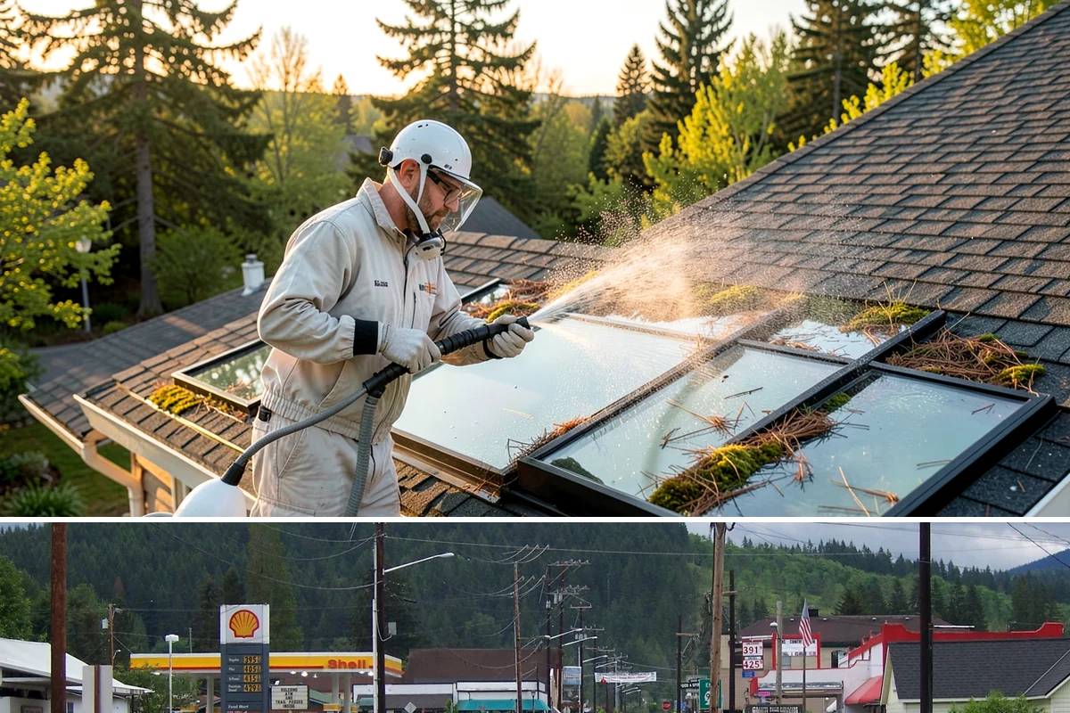Aluminum Cleaning in Granite Falls, Snohomish County, WA - Clean aluminum in spring or summer to remove the oxidation and streaking that accumulate through the wet season.