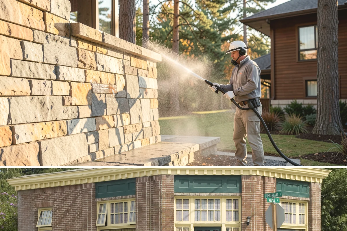 Aluminum Cleaning in Hamilton, Skagit County, WA - Clean aluminum in spring or summer to remove the oxidation and streaking that accumulate through the wet season.