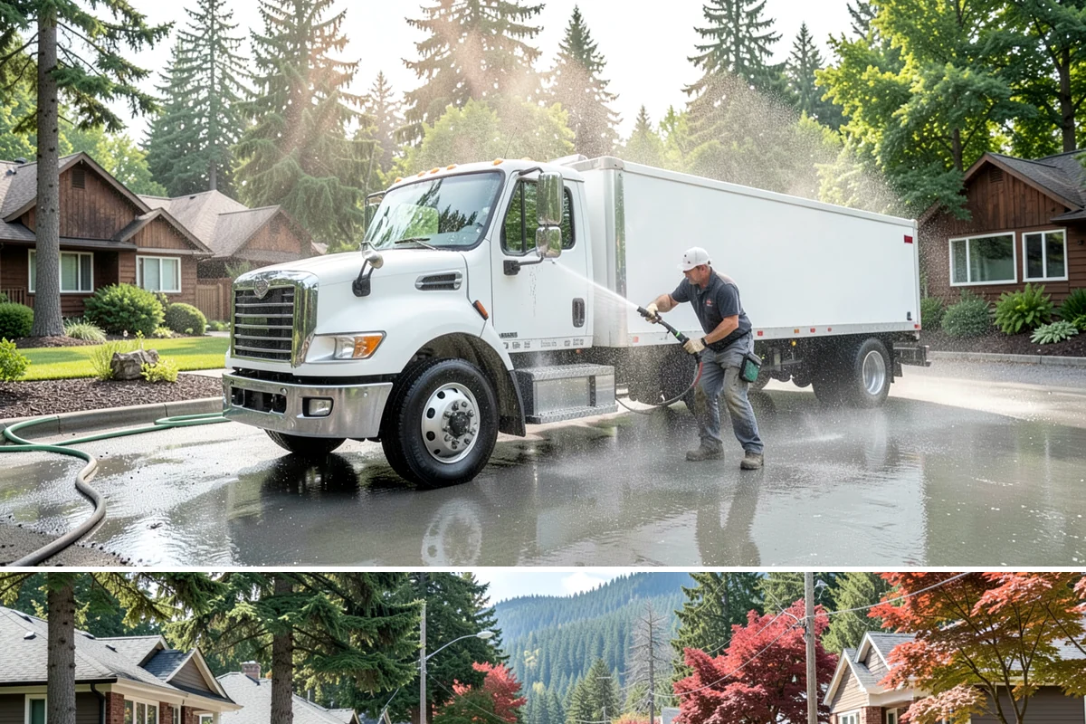Aluminum Cleaning in Hunts Point, King County, WA - Clean aluminum in spring or summer to remove the oxidation and streaking that accumulate through the wet season.
