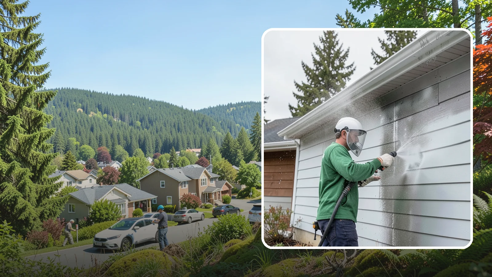 Aluminum Cleaning in Index, Snohomish County, WA - Specialized cleaning of aluminum siding, gutters, and fixtures that removes oxidation chalk and staining safely.