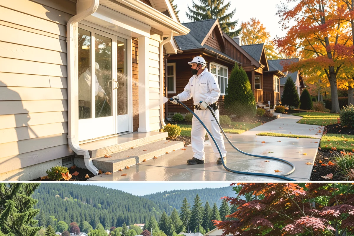 Aluminum Cleaning in Index, Snohomish County, WA - Clean aluminum in spring or summer to remove the oxidation and streaking that accumulate through the wet season.