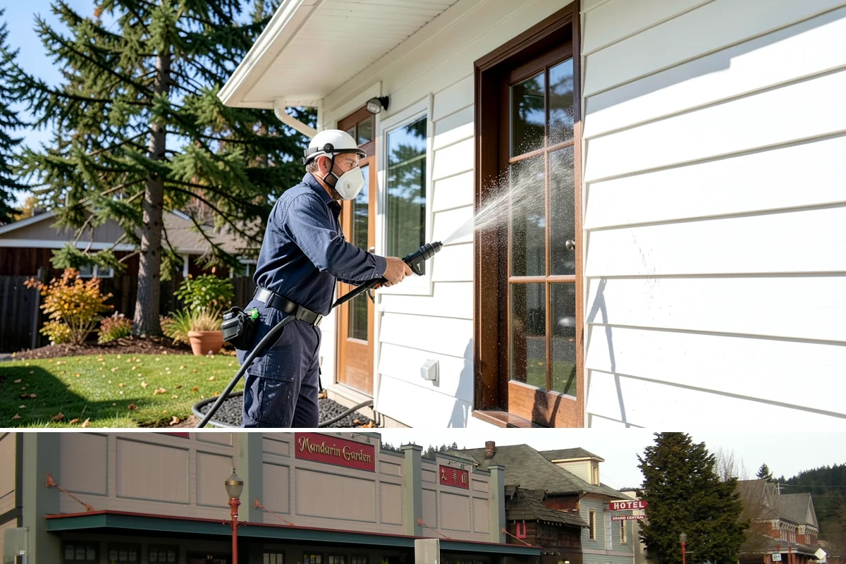 Aluminum Cleaning in Issaquah, King County, WA - Clean aluminum in spring or summer to remove the oxidation and streaking that accumulate through the wet season.