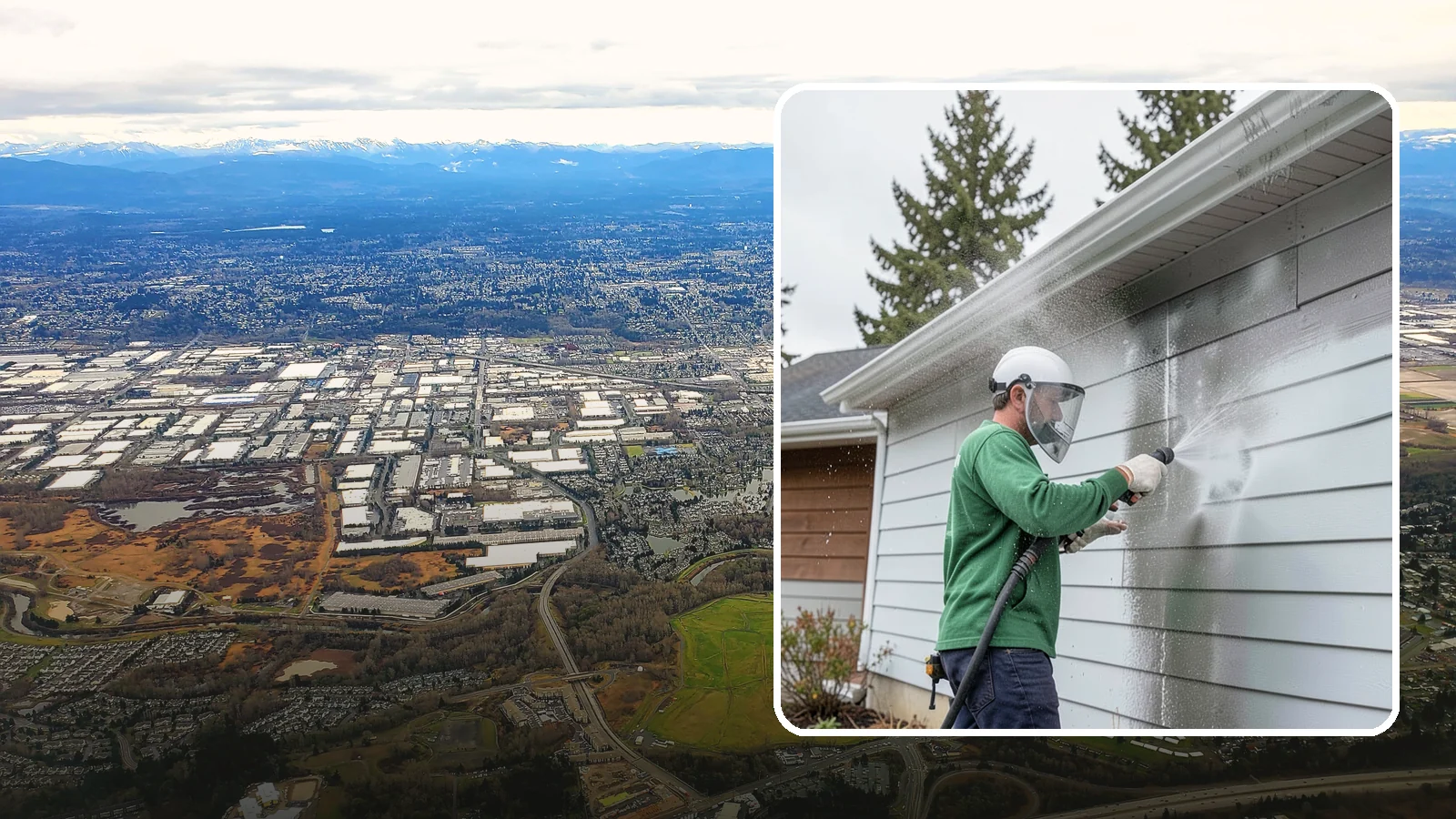 Aluminum Cleaning in Kent, King County, WA - Specialized cleaning of aluminum siding, gutters, and fixtures that removes oxidation chalk and staining safely.