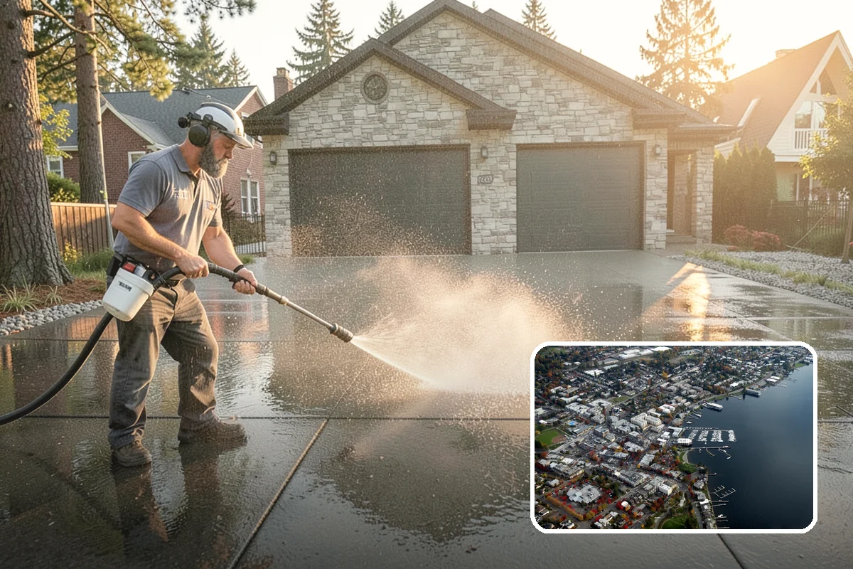 Aluminum Cleaning in Kirkland, King County, WA - Cuts chalky oxidation from aluminum surfaces