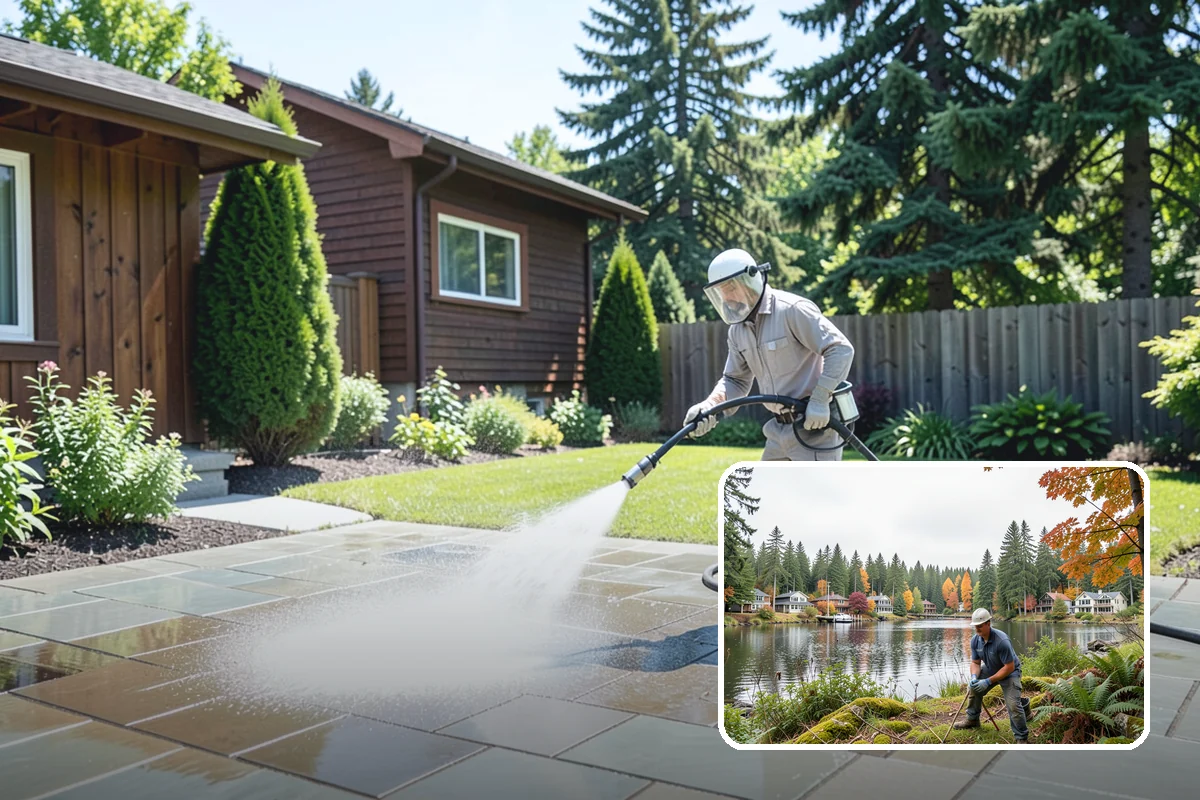 Aluminum Cleaning in La Conner, Skagit County, WA - Cuts chalky oxidation from aluminum surfaces