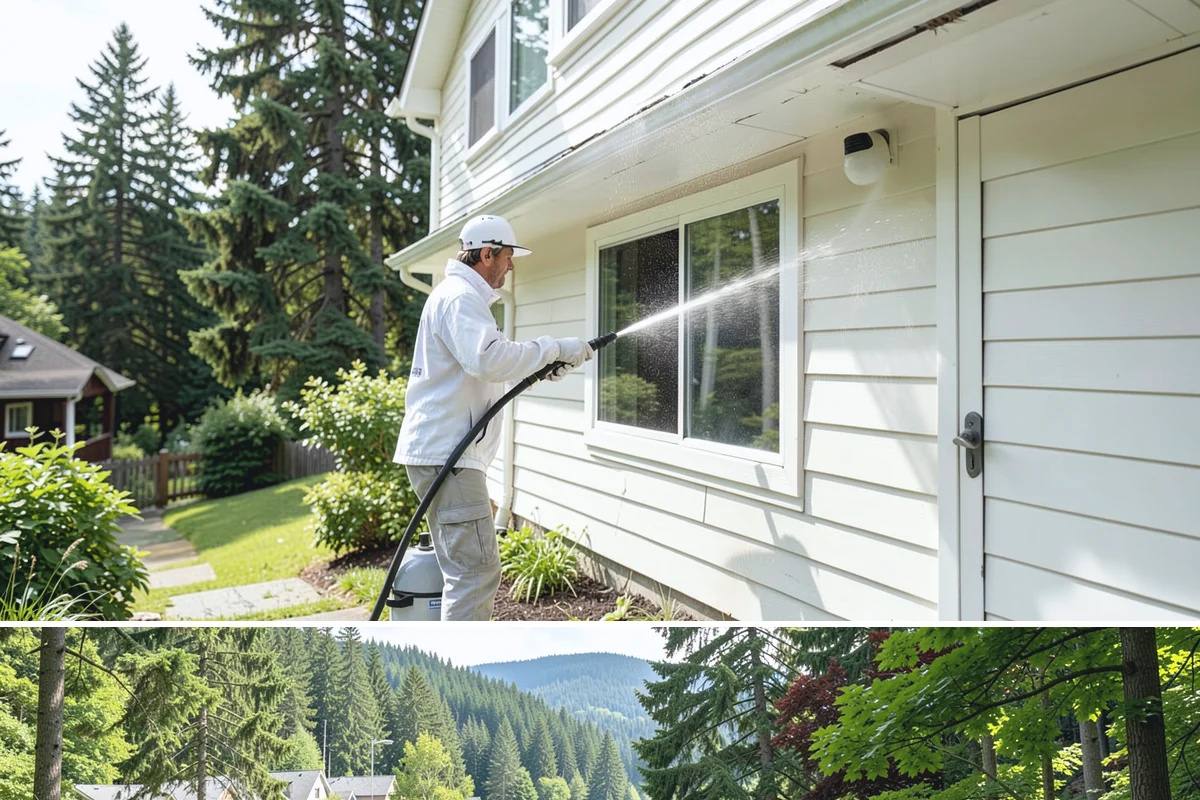 Aluminum Cleaning in Lake Forest Park, King County, WA - Clean aluminum in spring or summer to remove the oxidation and streaking that accumulate through the wet season.