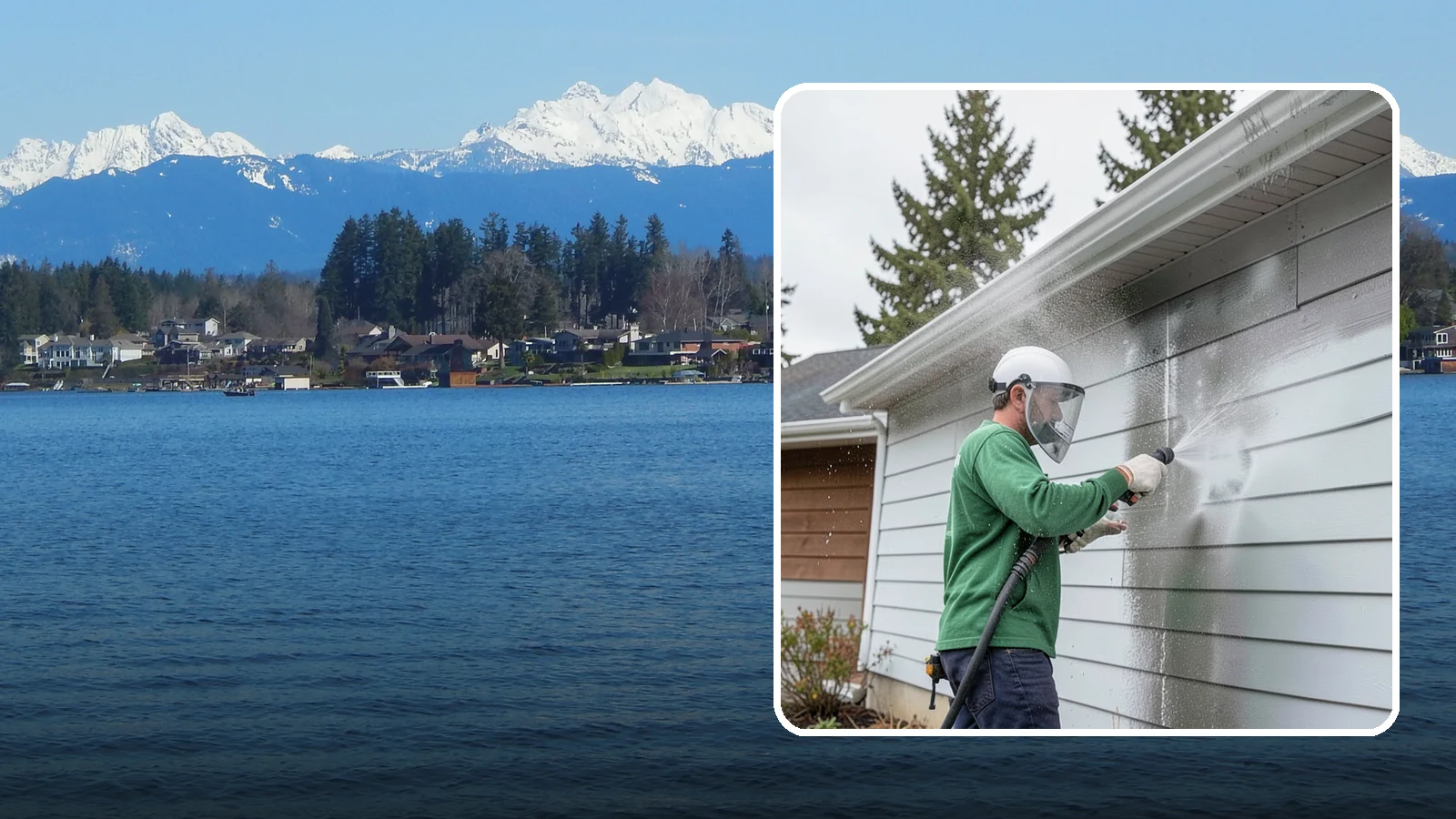 Aluminum Cleaning in Lake Stevens, Snohomish County, WA - Specialized cleaning of aluminum siding, gutters, and fixtures that removes oxidation chalk and staining safely.