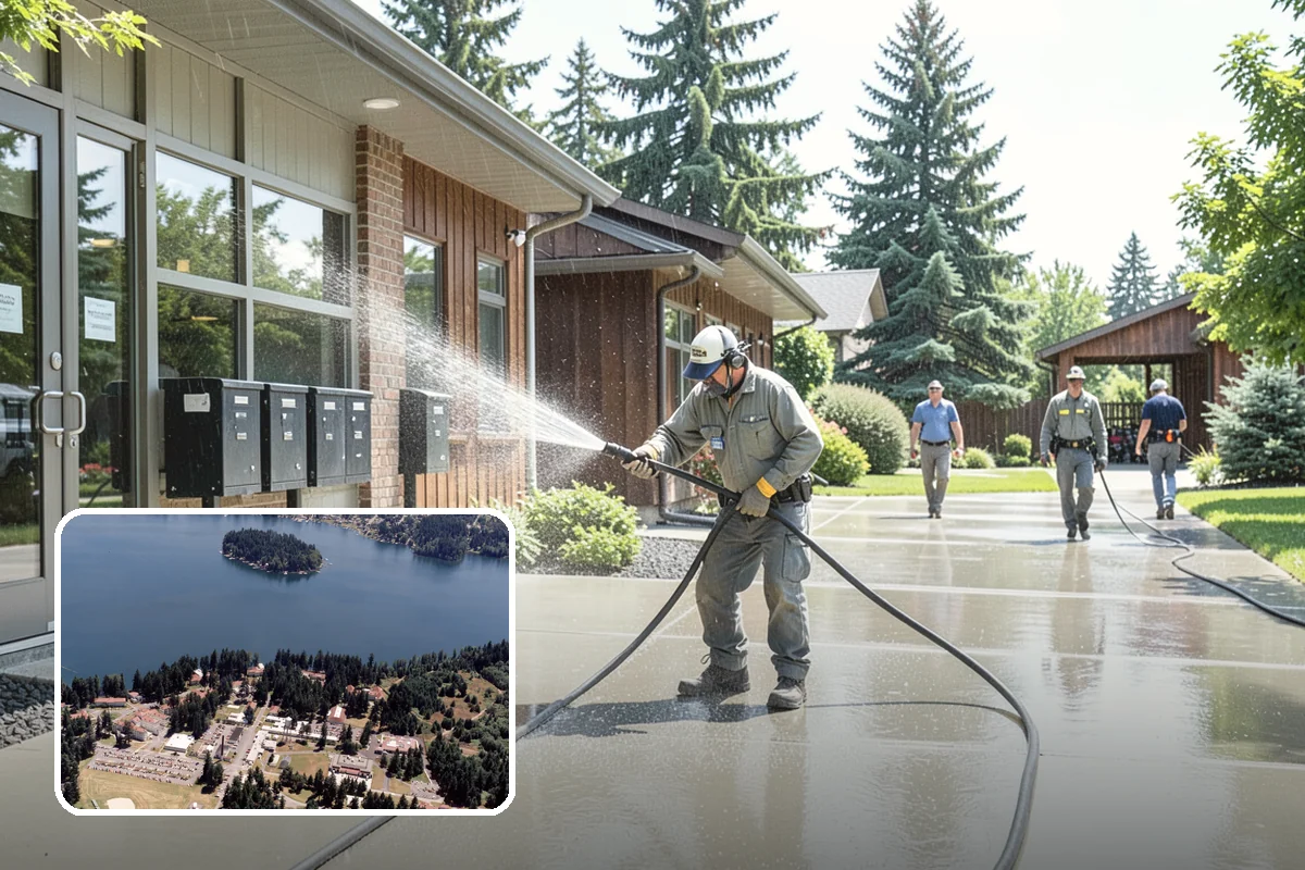 Aluminum Cleaning in Lakewood, Pierce County, WA - Cuts chalky oxidation from aluminum surfaces