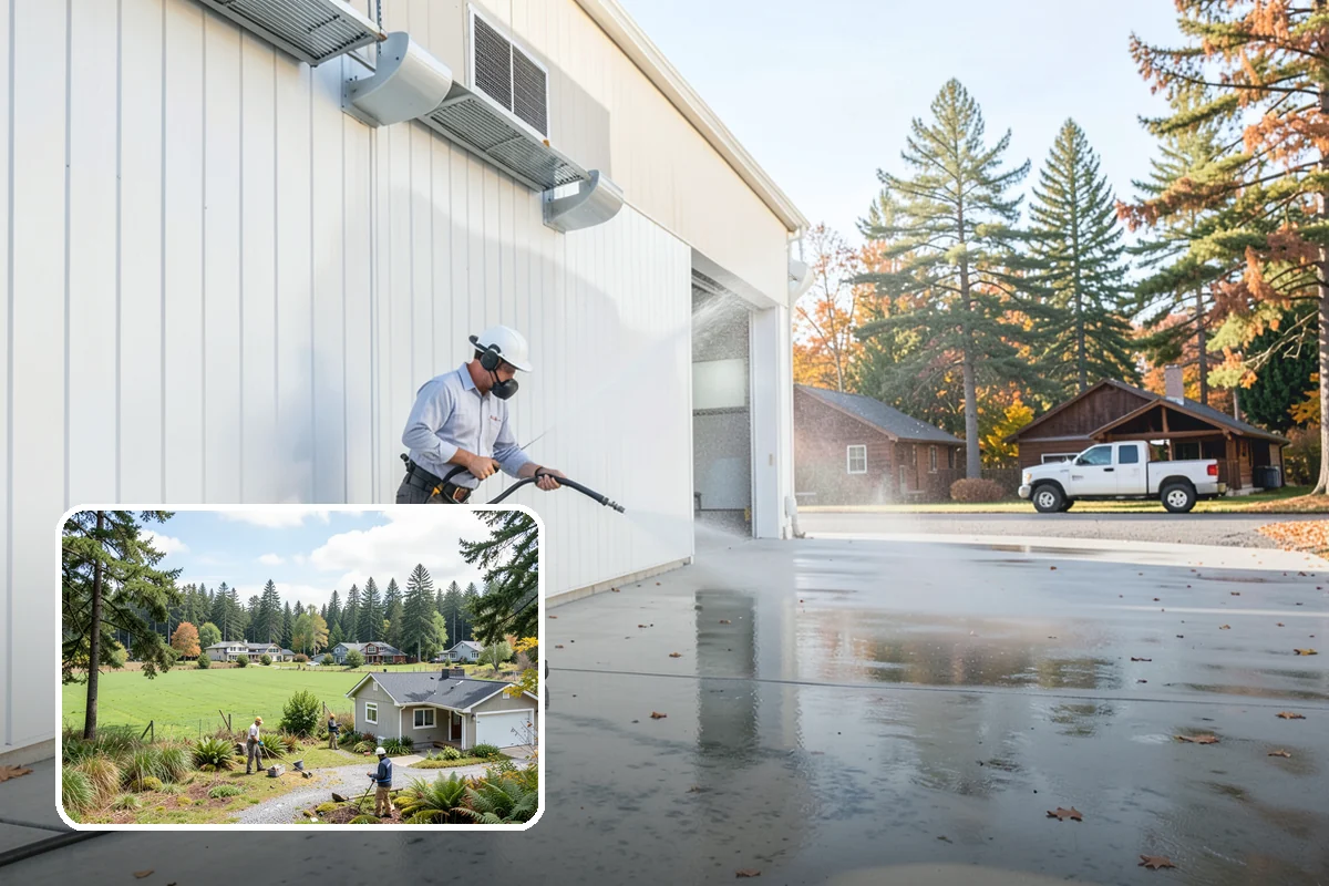 Aluminum Cleaning in Lyman, Skagit County, WA - Cuts chalky oxidation from aluminum surfaces