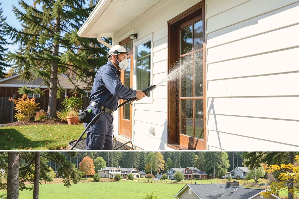 Aluminum Cleaning in Lyman, Skagit County, WA - Clean aluminum in spring or summer to remove the oxidation and streaking that accumulate through the wet season.