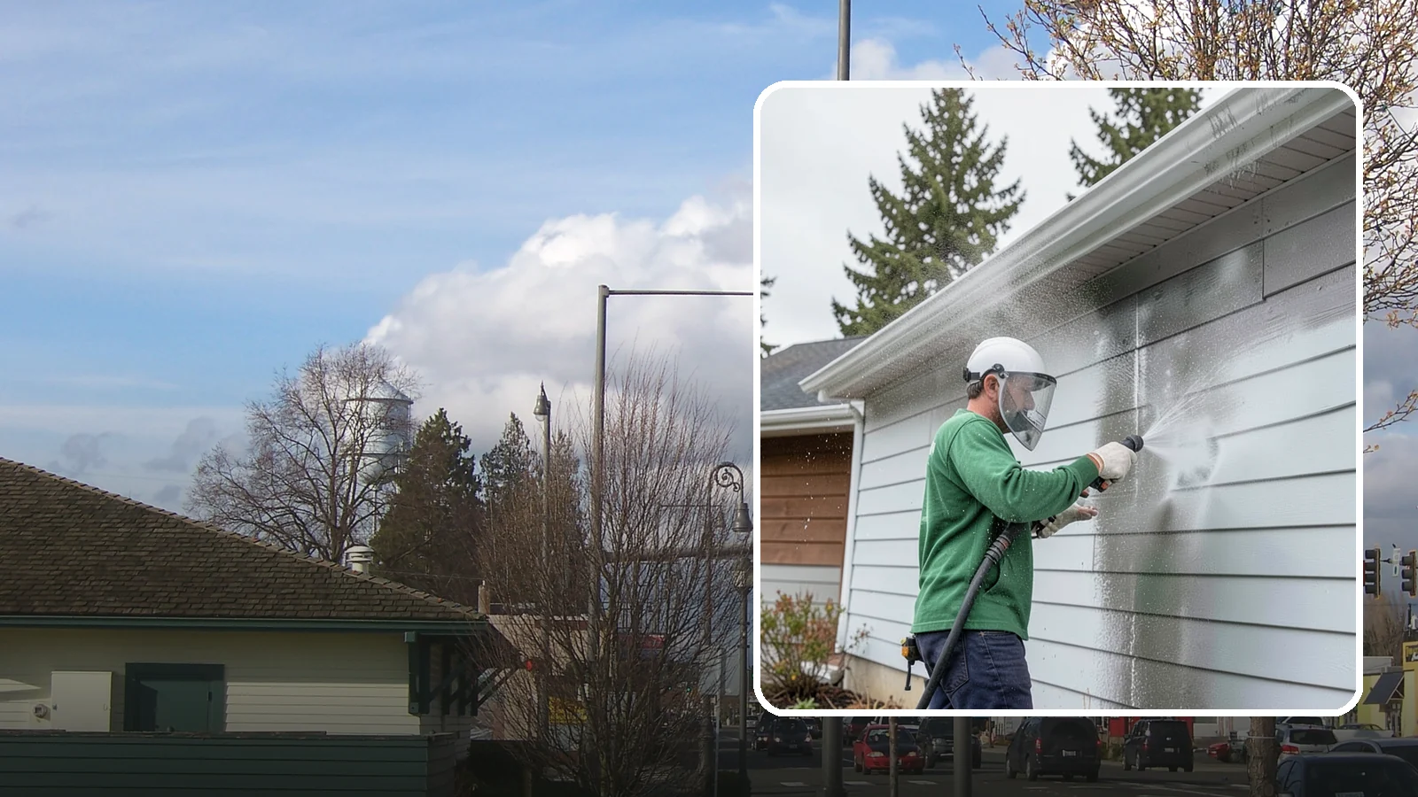 Aluminum Cleaning in Marysville, Snohomish County, WA - Specialized cleaning of aluminum siding, gutters, and fixtures that removes oxidation chalk and staining safely.