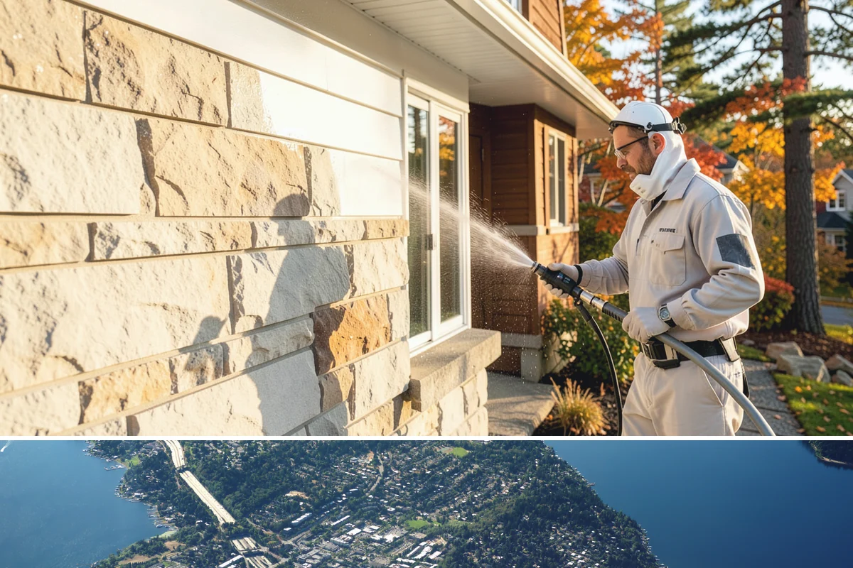 Aluminum Cleaning in Mercer Island, King County, WA - Clean aluminum in spring or summer to remove the oxidation and streaking that accumulate through the wet season.