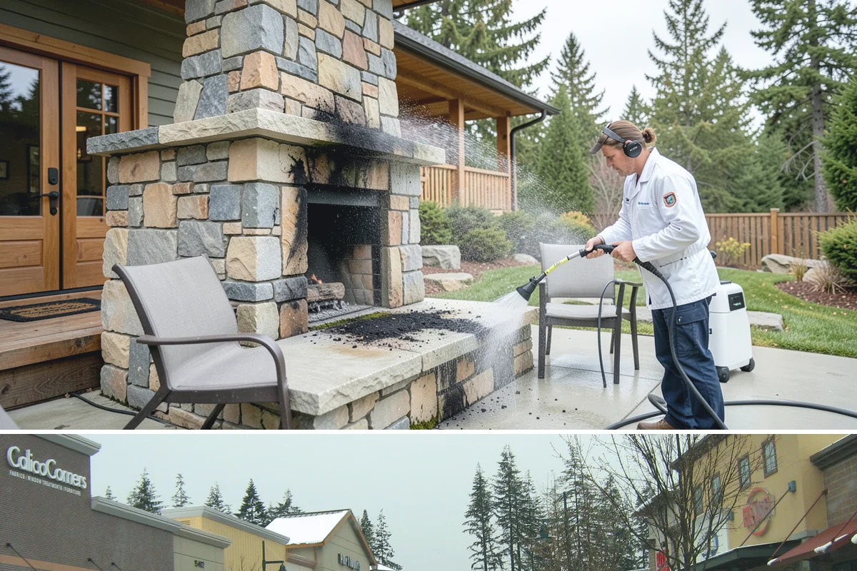 Aluminum Cleaning in Mill Creek, Snohomish County, WA - Clean aluminum in spring or summer to remove the oxidation and streaking that accumulate through the wet season.