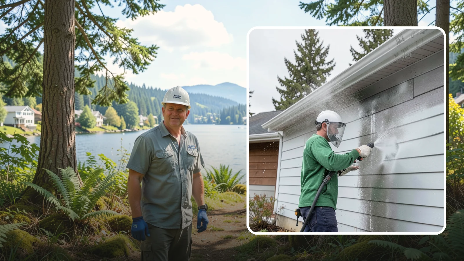 Aluminum Cleaning in Milton, King County, WA - Specialized cleaning of aluminum siding, gutters, and fixtures that removes oxidation chalk and staining safely.