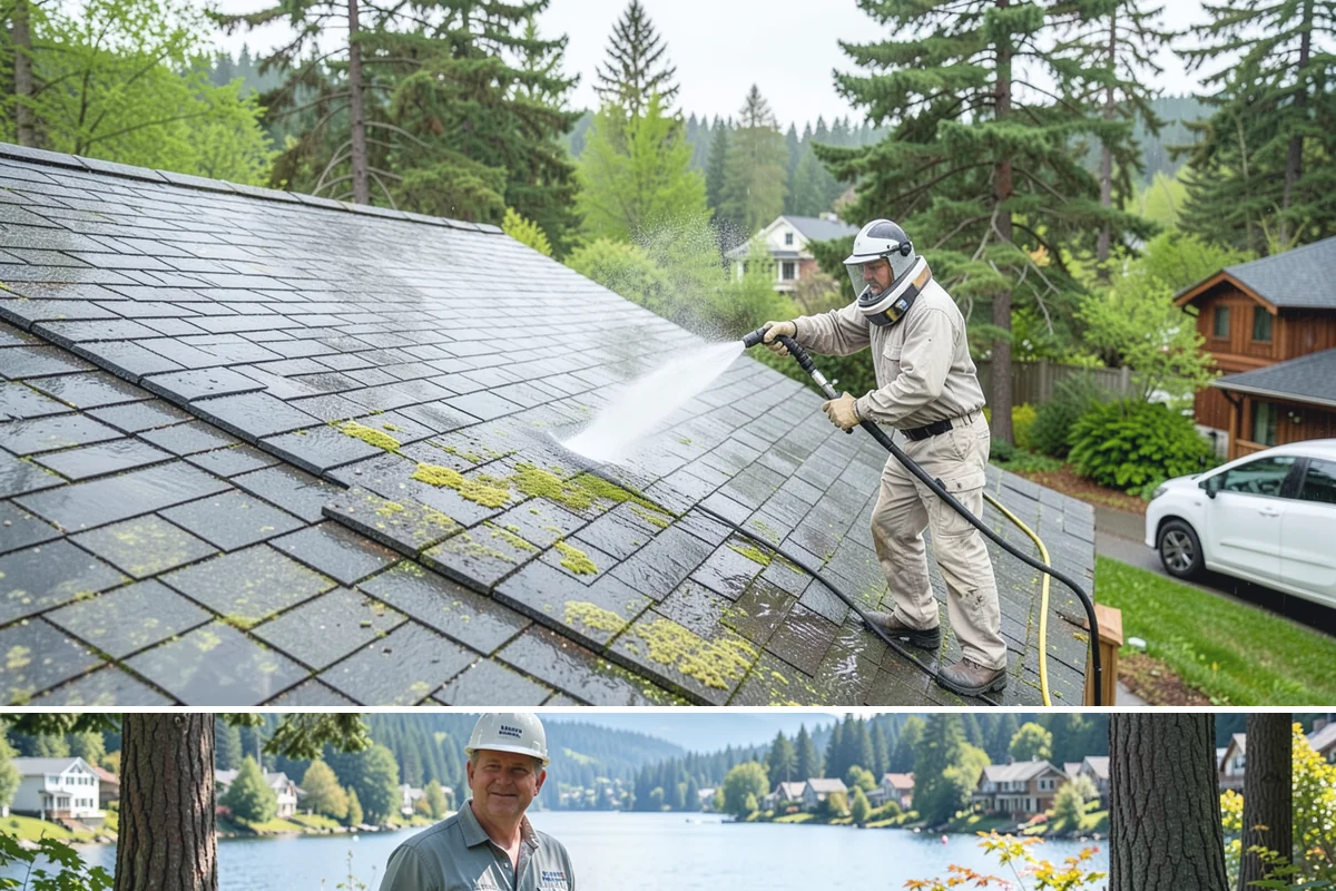 Aluminum Cleaning in Milton, King County, WA - Clean aluminum in spring or summer to remove the oxidation and streaking that accumulate through the wet season.