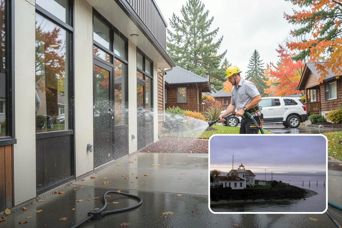 Aluminum Cleaning in Mukilteo, Snohomish County, WA - Cuts chalky oxidation from aluminum surfaces