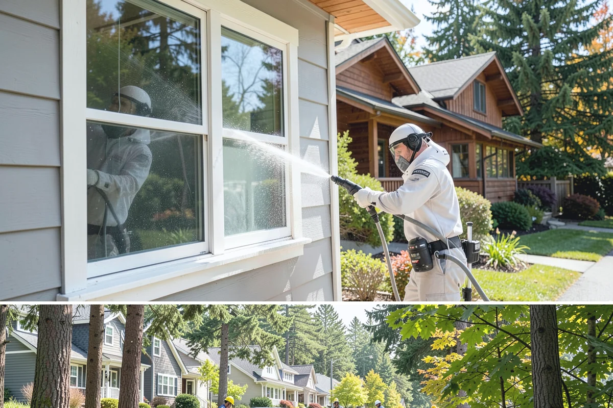 Aluminum Cleaning in Normandy Park, King County, WA - Clean aluminum in spring or summer to remove the oxidation and streaking that accumulate through the wet season.
