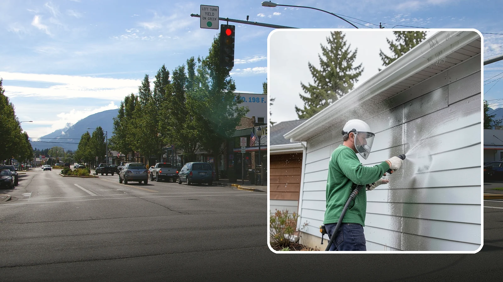 Aluminum Cleaning in North Bend, King County, WA - Specialized cleaning of aluminum siding, gutters, and fixtures that removes oxidation chalk and staining safely.