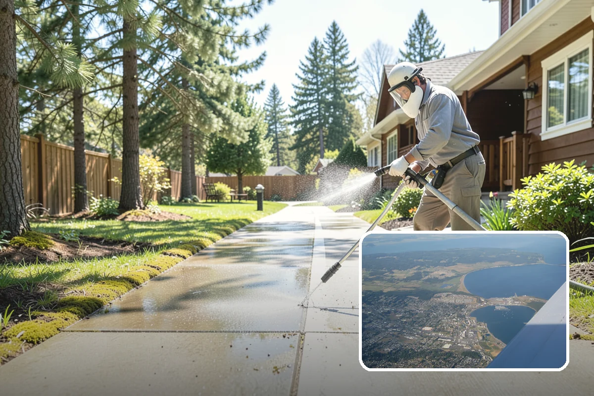 Aluminum Cleaning in Oak Harbor, Island County, WA - Cuts chalky oxidation from aluminum surfaces